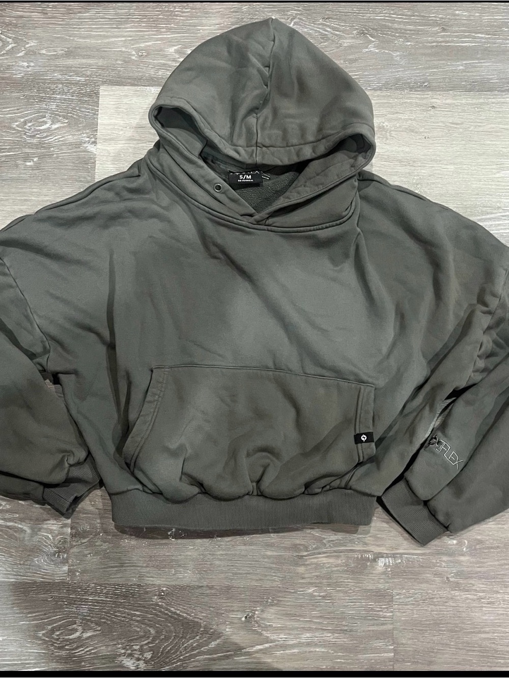 Popflex Cloud Cropped Hoodie